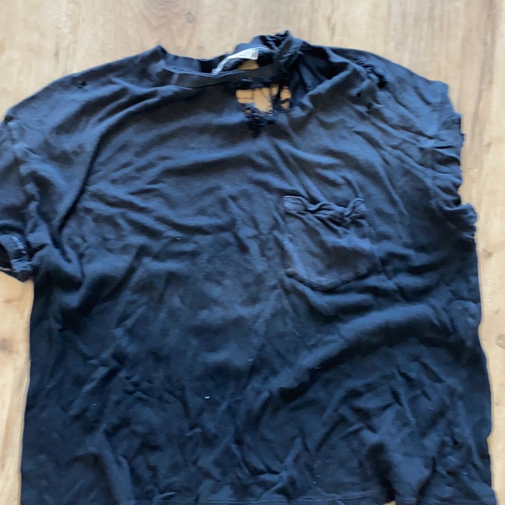 Free people we the free extremely distressed tee